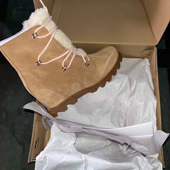 Brand new super cute wedge booties. - Picture 5 of 5